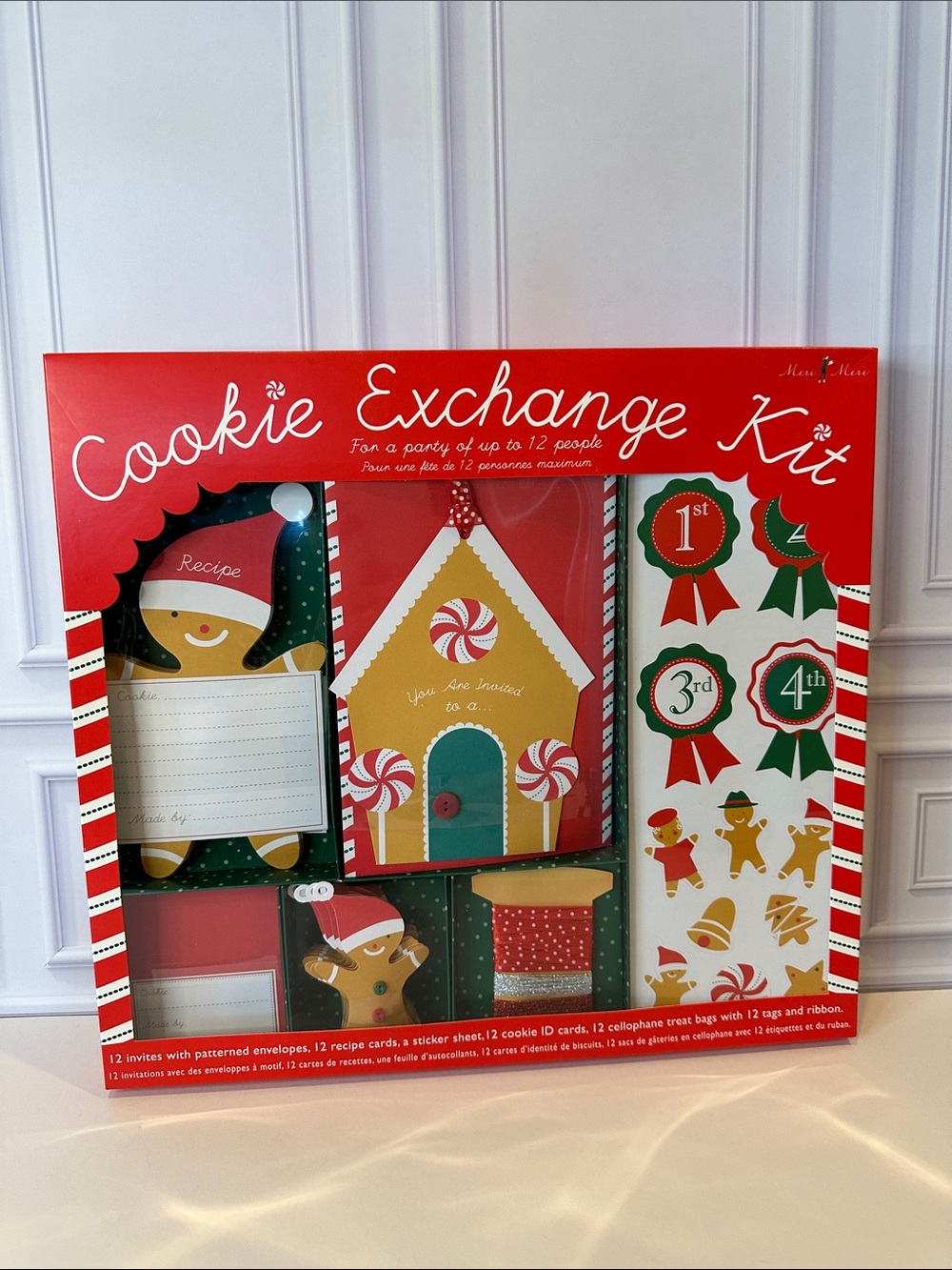 Meri Meri Holiday Cookie Exchange Party Kit —12 People Set #1